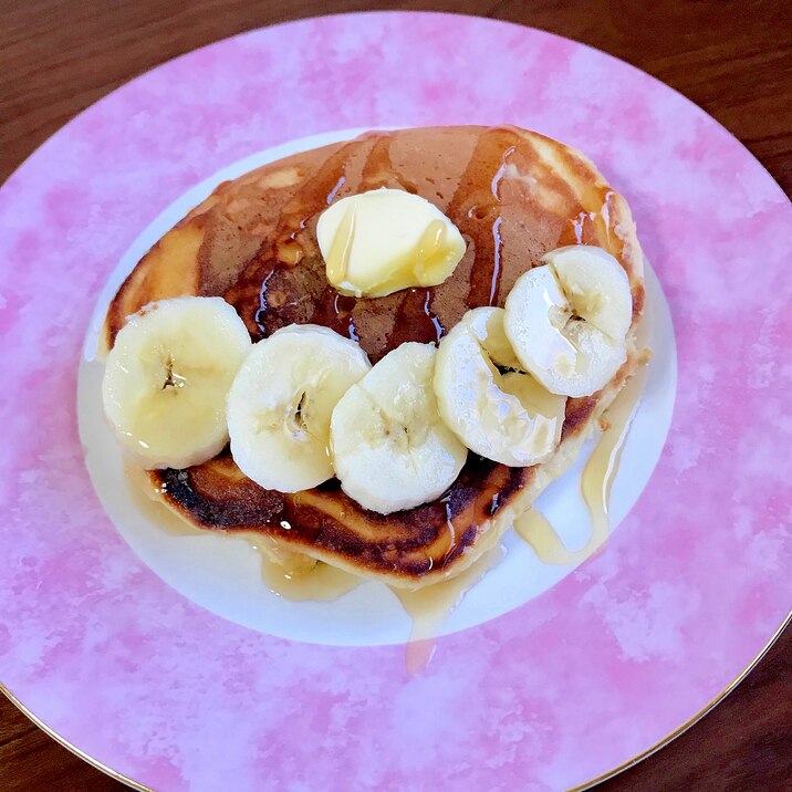 カフェオレホットケーキ～バナナトッピング